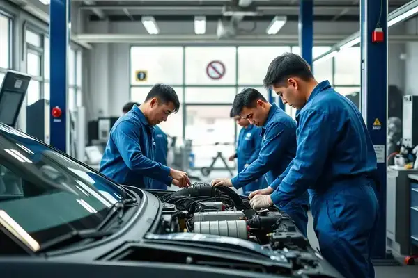 信栄自動車整備センター - 専門的な整備士チーム